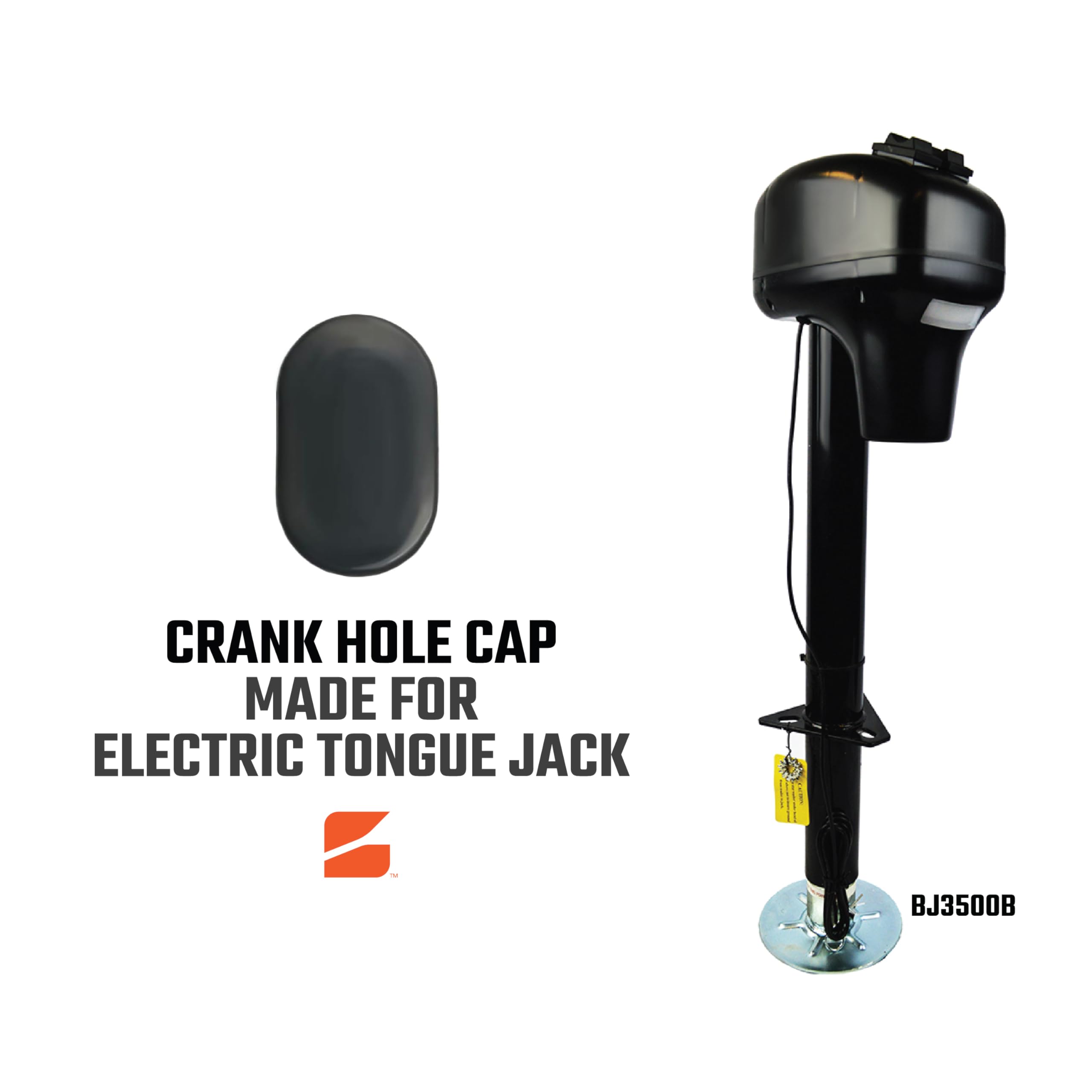 Crank Hole Cap For Electric Tongue Jack Model BJ3500B