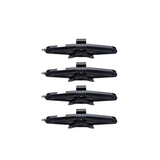 Four 24" Scissor Jacks and Crank Handle with 5000lb Capacity | BJ-5000MSJ24