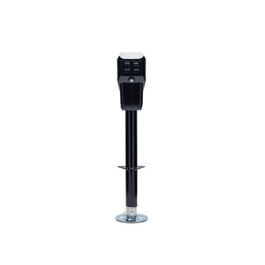 Premier Electric Power Tongue Jack | 3500lb Capacity | 12V | LED Light | Electric/Manual | For Trailers, Campers, Boats, RVs & More